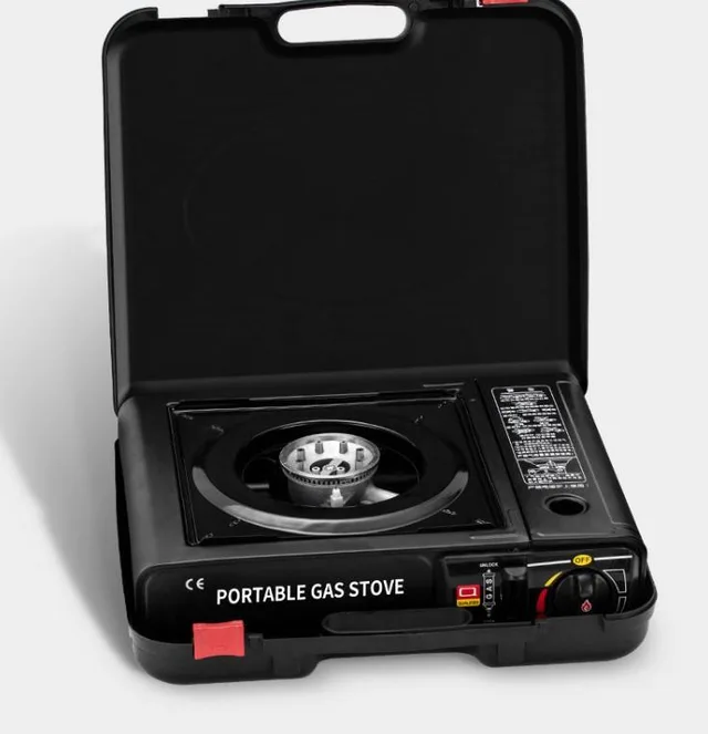 Portable gas stove for camping