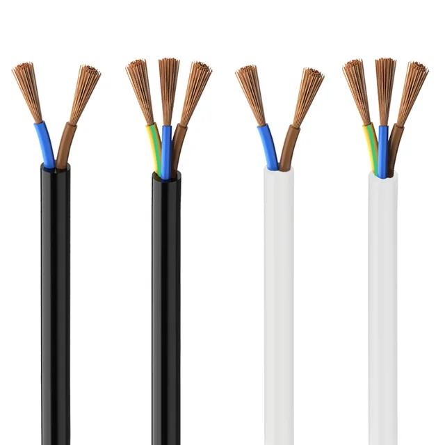 OEM FACTORY RVV 2cores 3cores 4cores 5cores RVV cable electrical cable