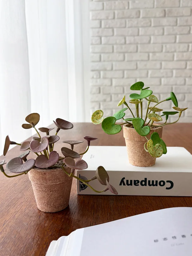 Faux greenery