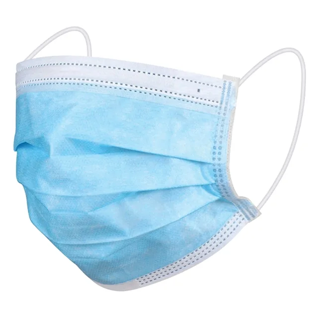 Medical surgical non-sterile flat ear-loop mask