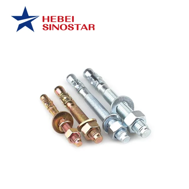 Chemical fixing bolts