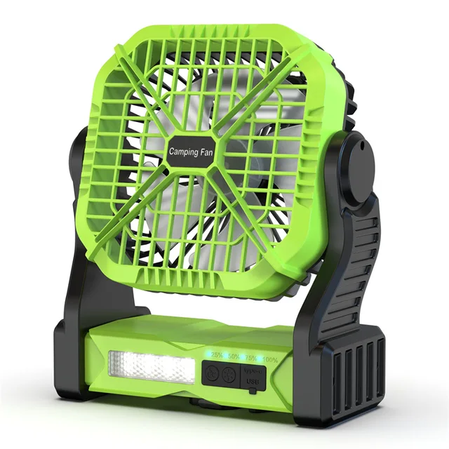 Camping Fan with Light 160000mAh Rechargeable Battery Powered Tent Fans for Camping