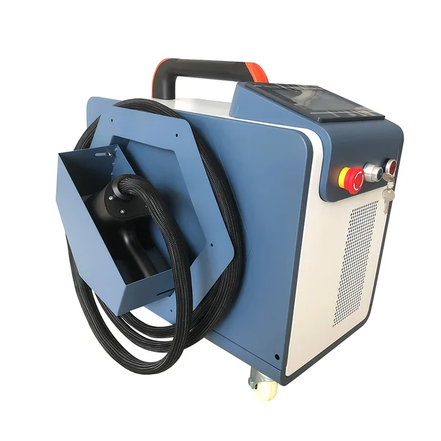 Air-cooled fiber laser cleaning machine