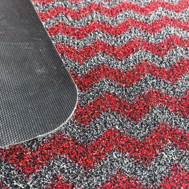 Modern Minimalist Grass Entrance Mat, Dense PVC Backing Anti-Slip and Wear-Resistant