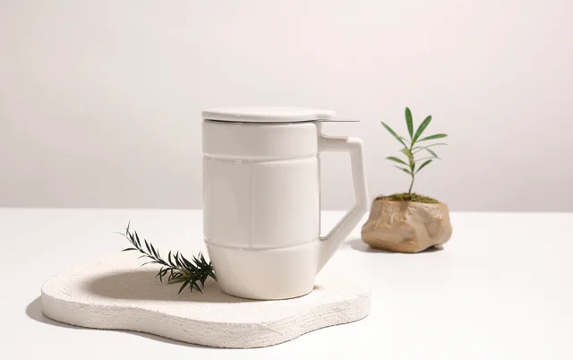 Tea cup, recycled ceramic