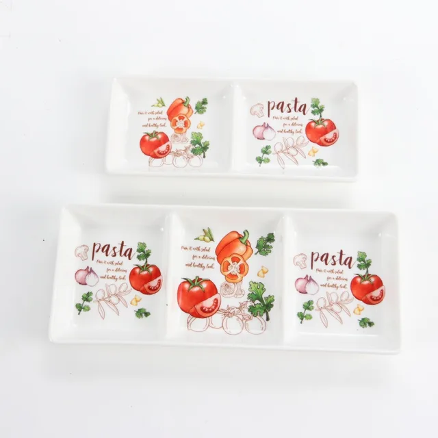 Tomato ceramic sauce dish