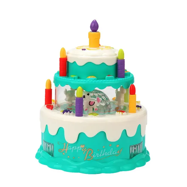 Electric Cake Toy Kid Gifts Toy Electric Music Toy Plastic Toys