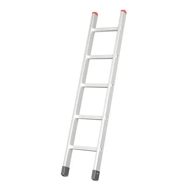 Heavy duty wall mounted long building roof portable aluminum cat ladder