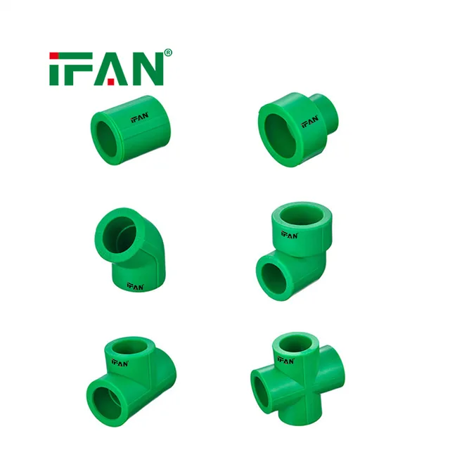 IFAN High Standard PPR Water Pipe Fittings 20-125mm Socket PPR Pipe Fittings