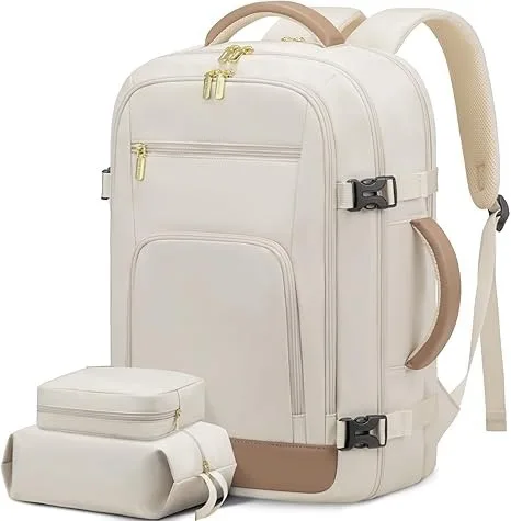 Haslor Travel Backpack ,Airline Carry On Backpack,Luggage,Waterproof Travel Bag with Packing Cubes