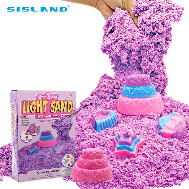 SISLNAD DIY Snow Fluffy Sand Set Sensory squeeze Toy