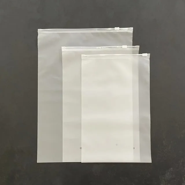 Frosted Ziplock Bag Various size for Apparel Packaging