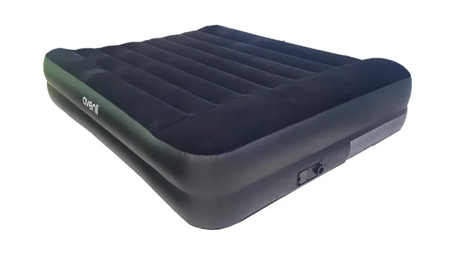 Queen BeamRest High-Raised Flocked Air Mattress With Built-in AC Pump and Integrated Pillow (EU)