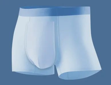 New Men's Ice Silk Boxer Briefs - Summer Thin, Seamless, Antibacterial Breathable Underwear
