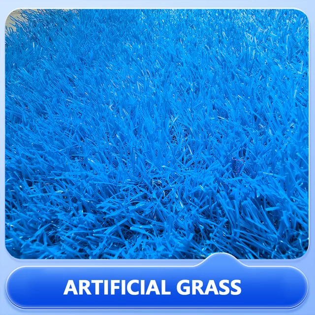 Blue Artificial Grass Specially for Playground